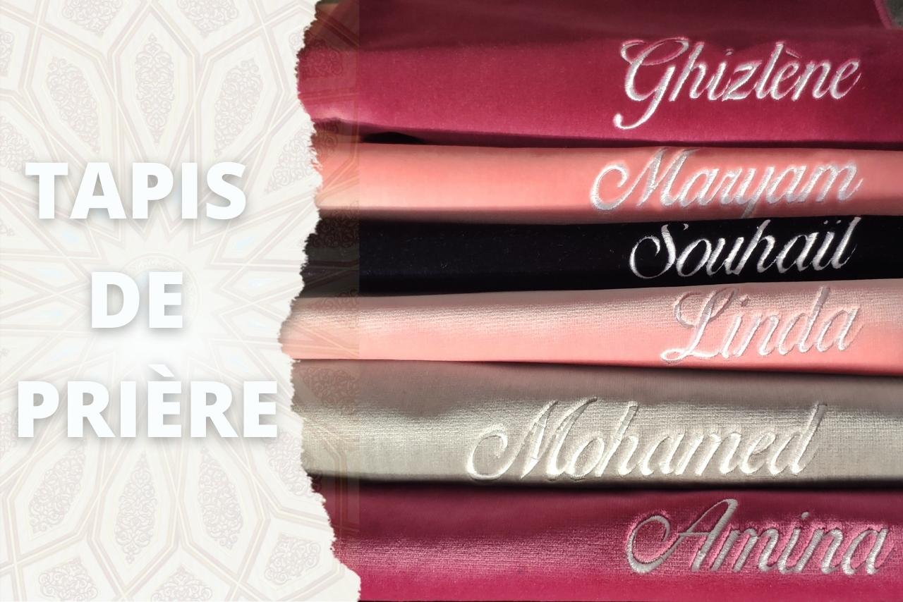 tapis de prière personnalisé